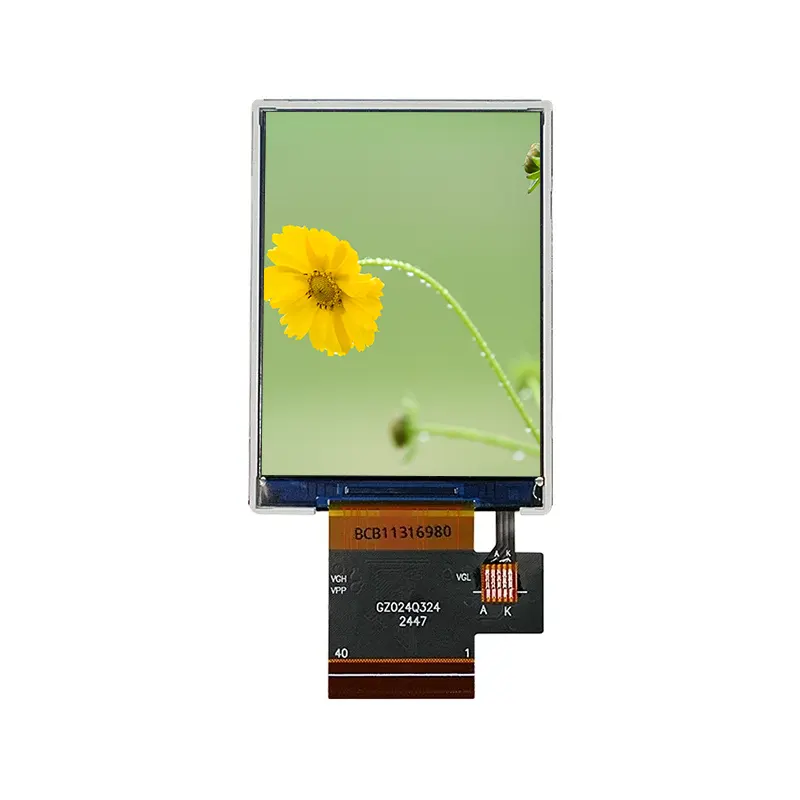 2,4 'Wide Temp TN TFT LCD screen moduli